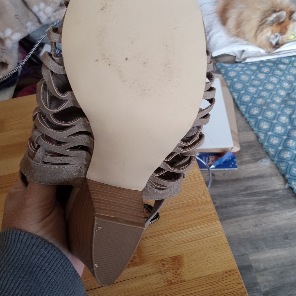 JustFab sandals.  Never worn